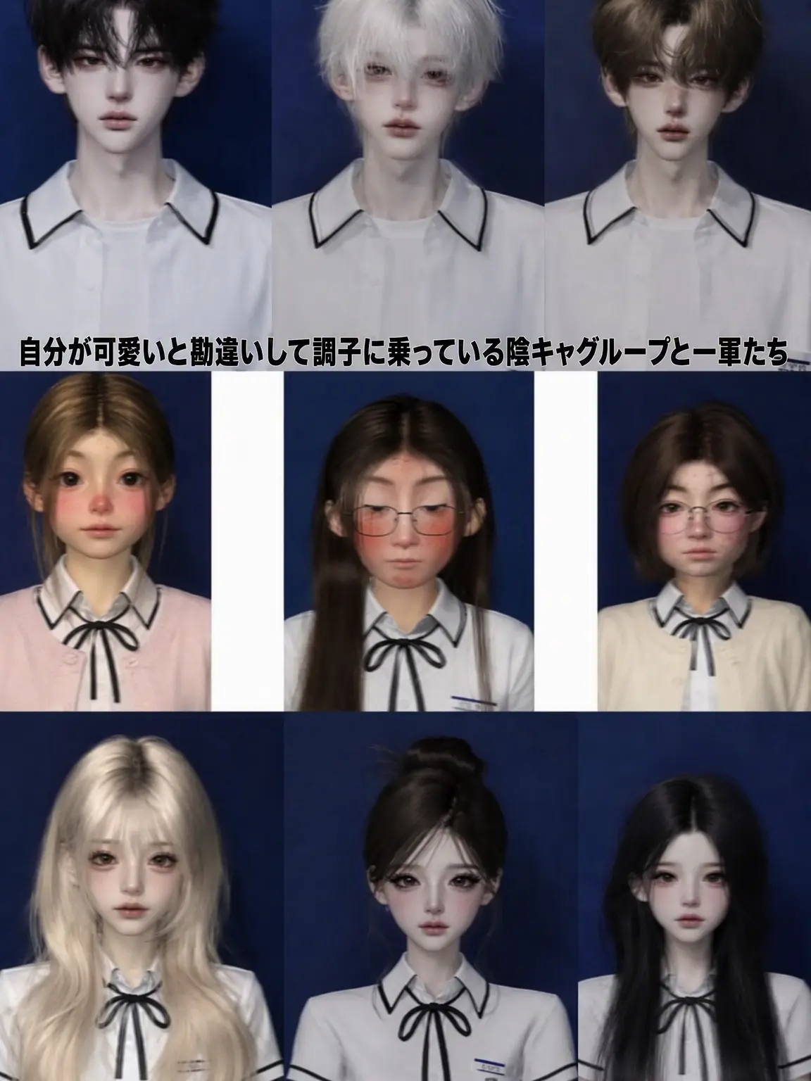 Hanggg의 勘違い女子と一軍グループ