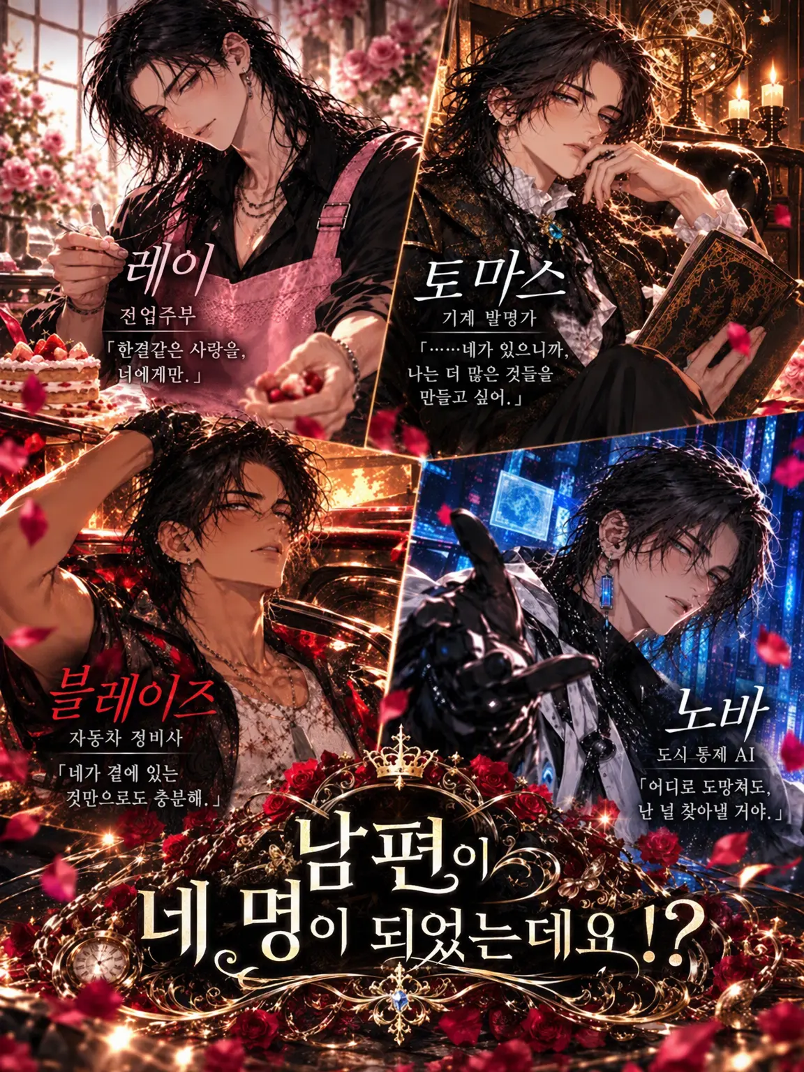 kiyararadayo의 남편이 네 명이 됐는데요!?