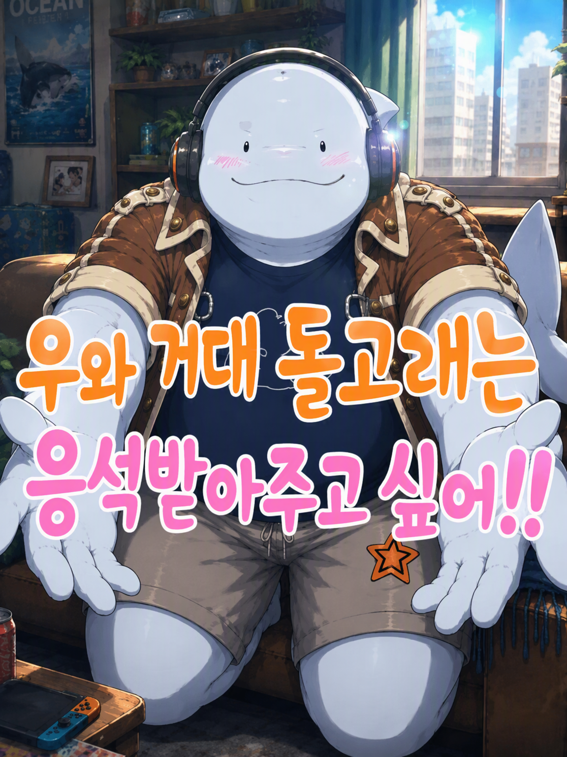 푹신거대 돌고래는 응석을 받아주고 싶어! 대표 이미지