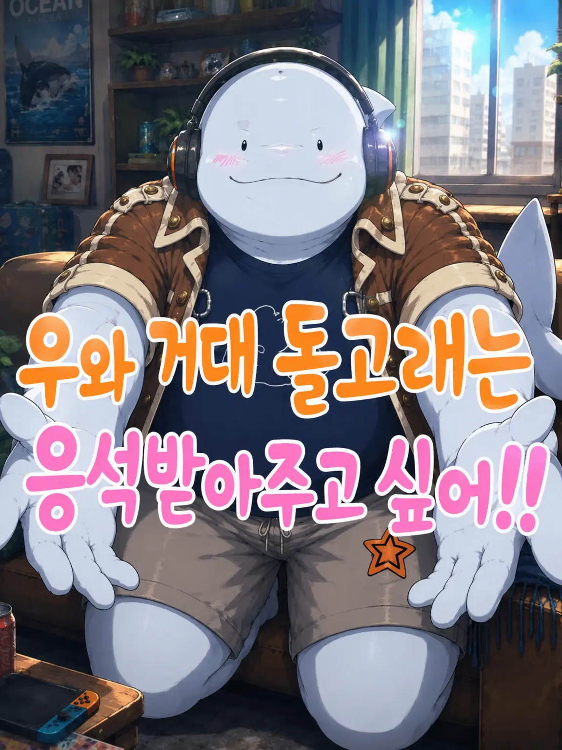 Tug_MGR124의 푹신거대 돌고래는 응석을 받아주고 싶어!