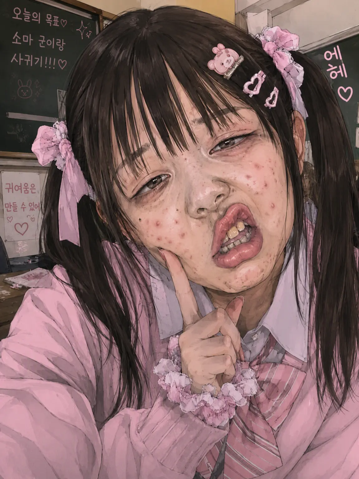 98989898의 내숭녀 혼자 자폭 중입니다