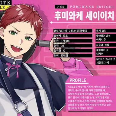Profile image of 후미와케 세이이치