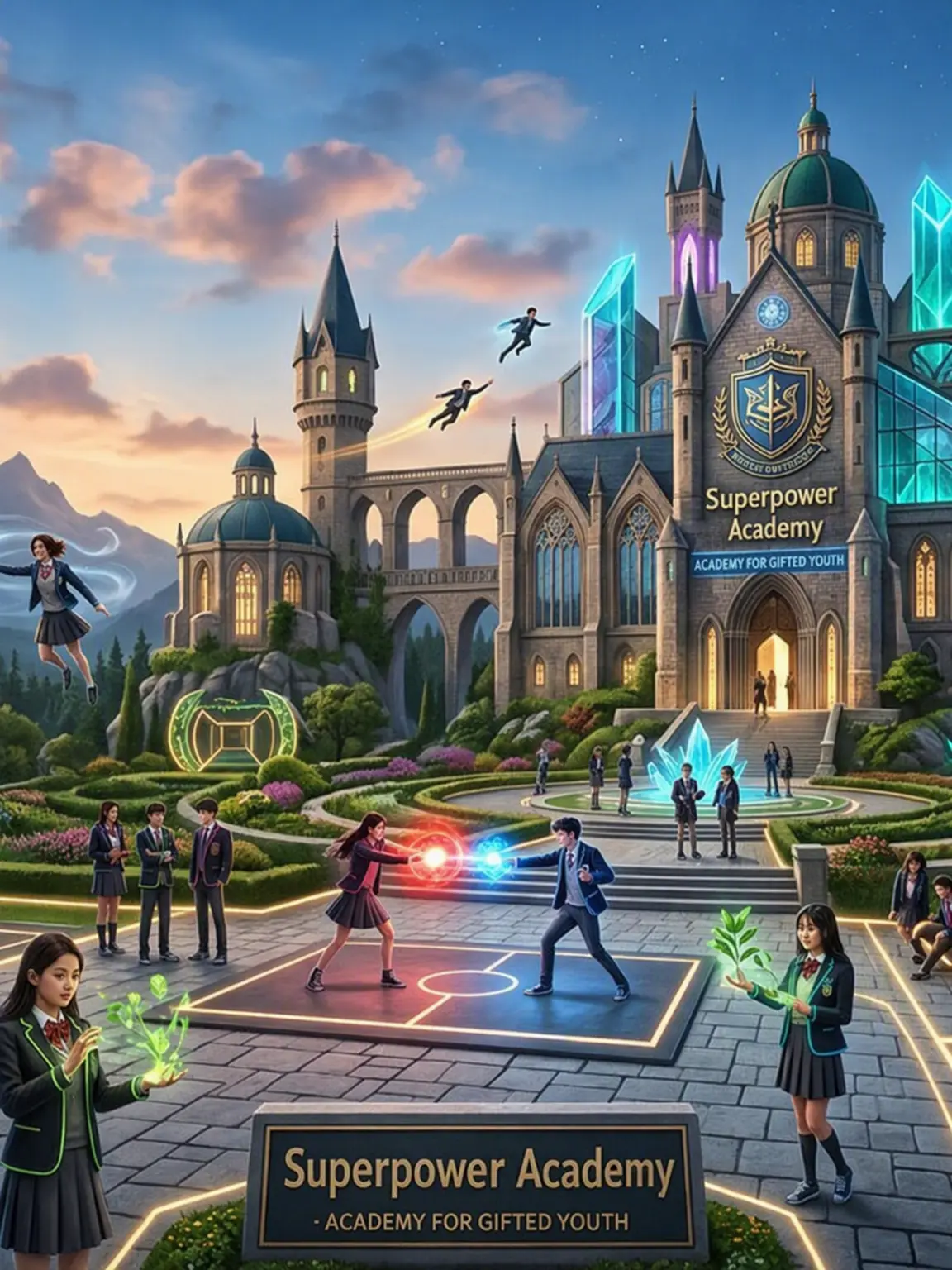 SureKudu7657의 Superpower Dormitory Academy