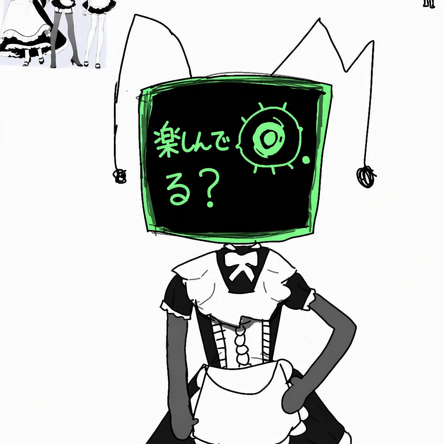 __.-_.__-..._-__..-.._의 メインがメイド服を着ちゃった1