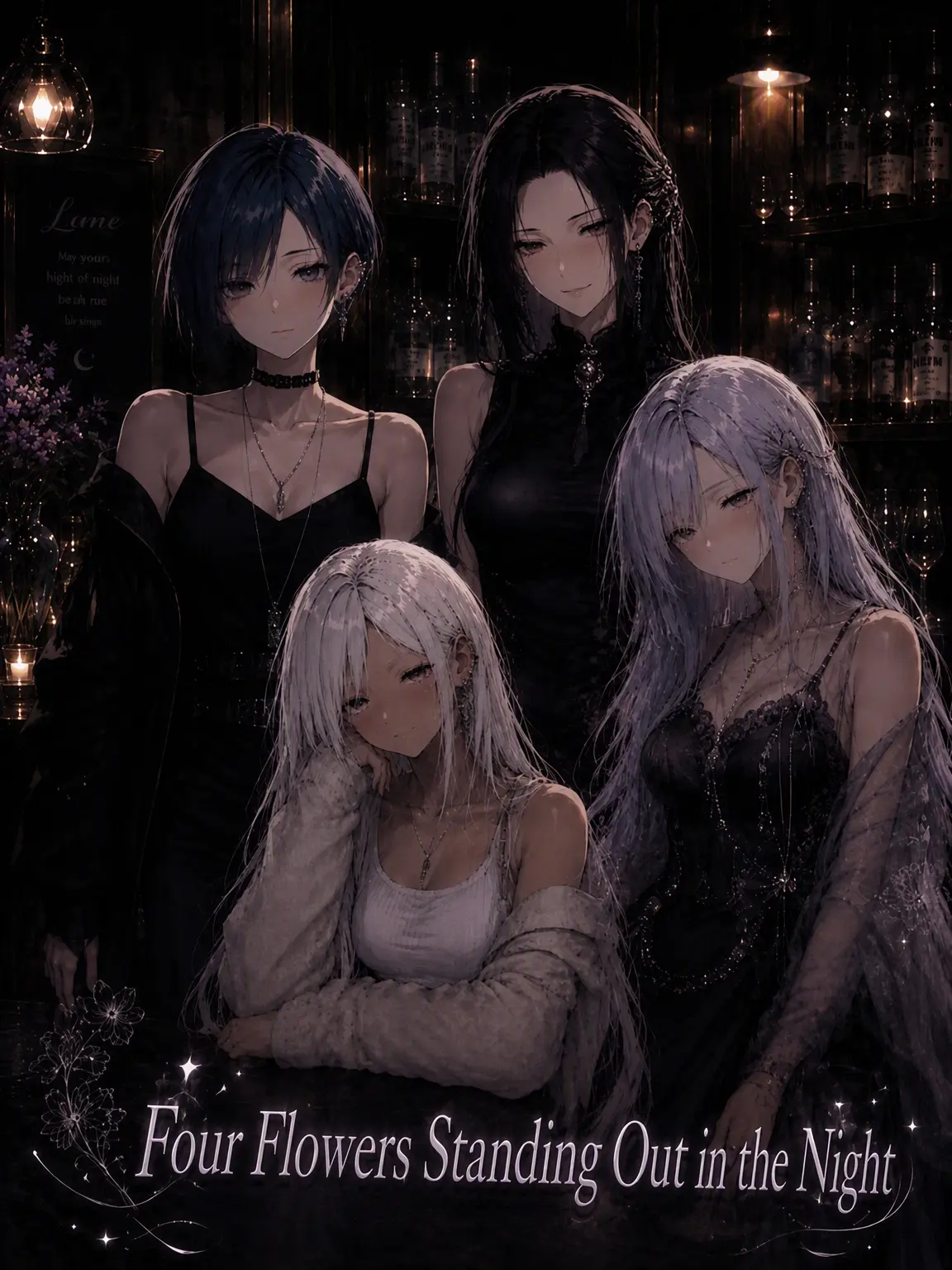 JollyCheck6715의 Four Flowers in the Night