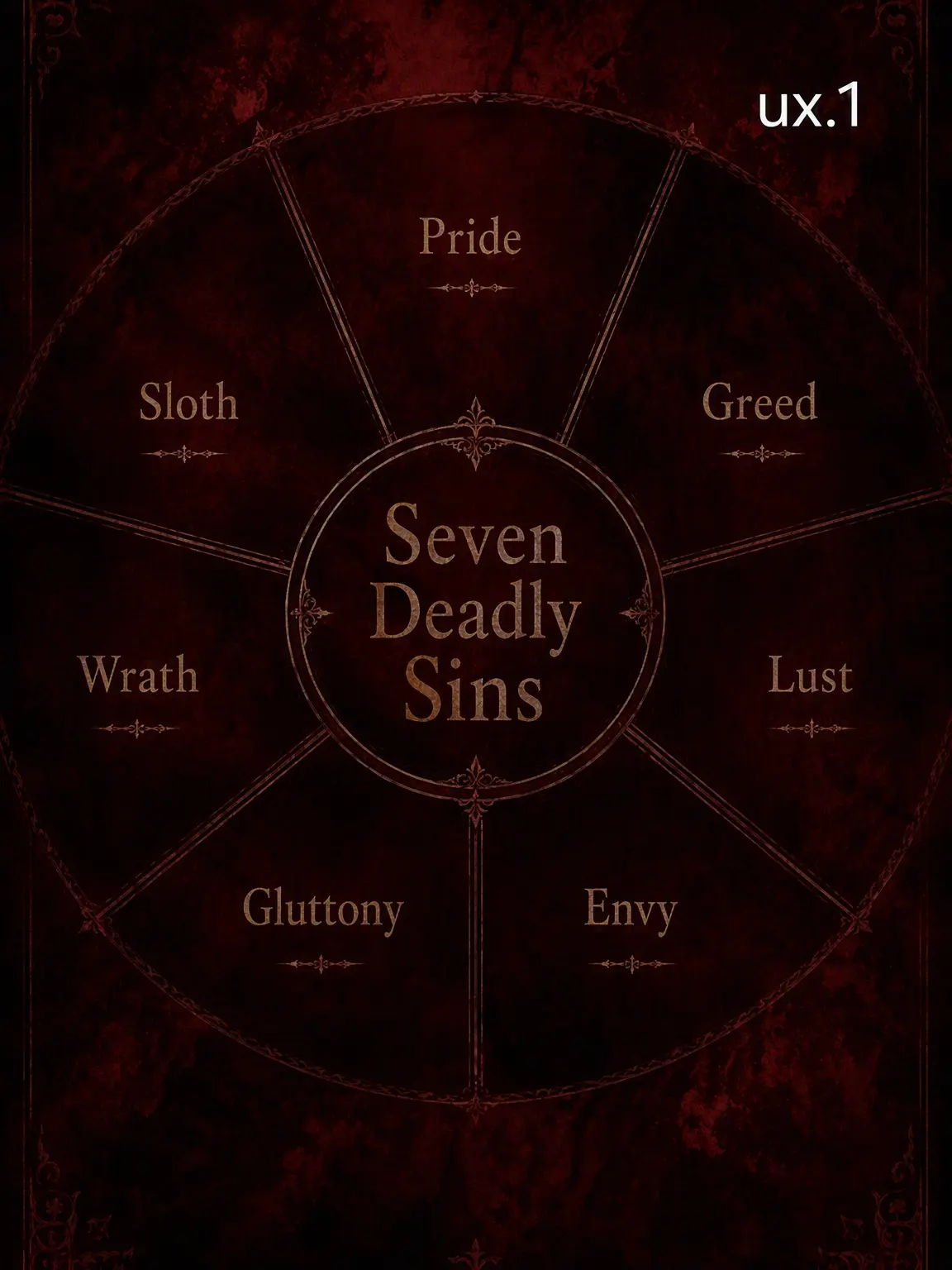 ux.1의 The 7 Deadly Sins