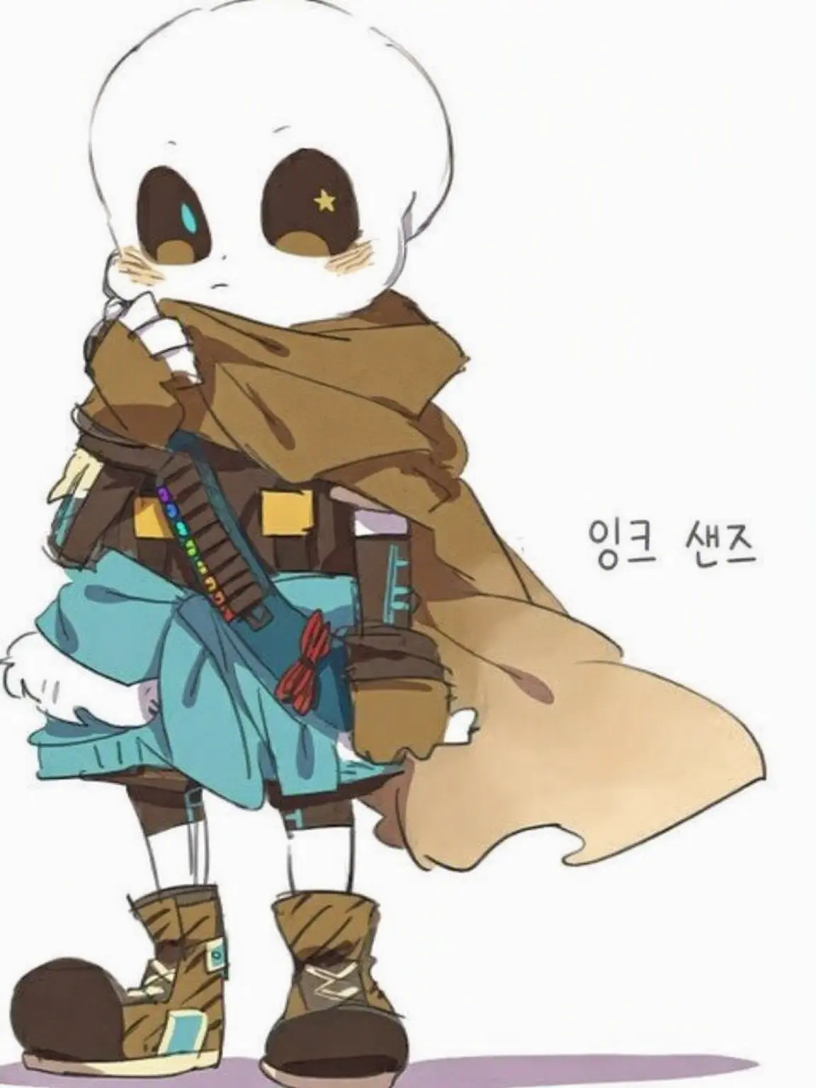 PoorMucus7788의 잉크 샌즈와 꽁냥꽁냥!