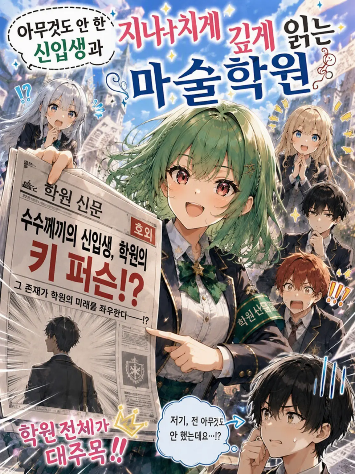 Madrepore의 아무것도 안 한 신입생과 과대해석하는 마법학원