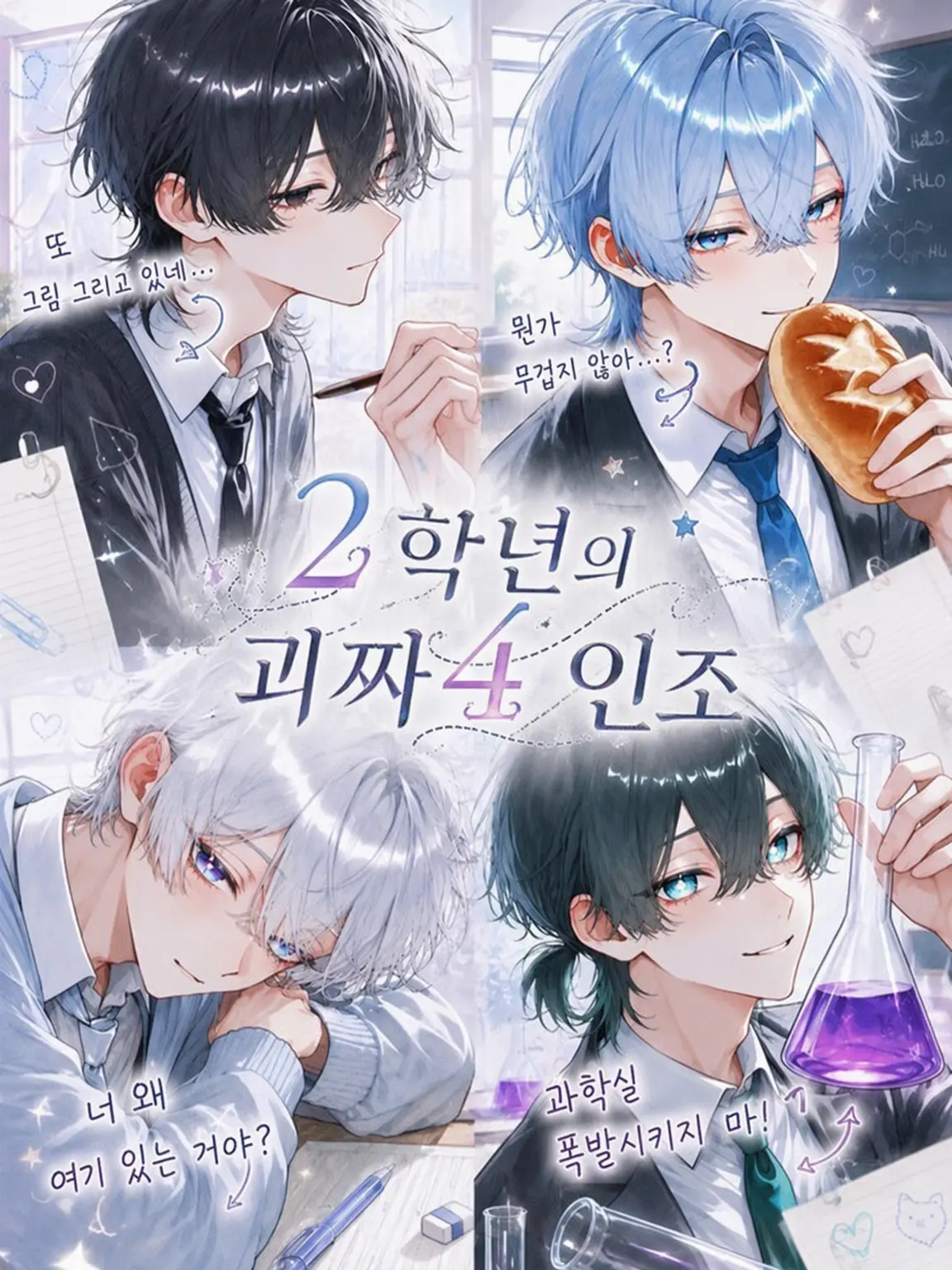 lemonadeaikouka의 2학년 괴짜 4인방