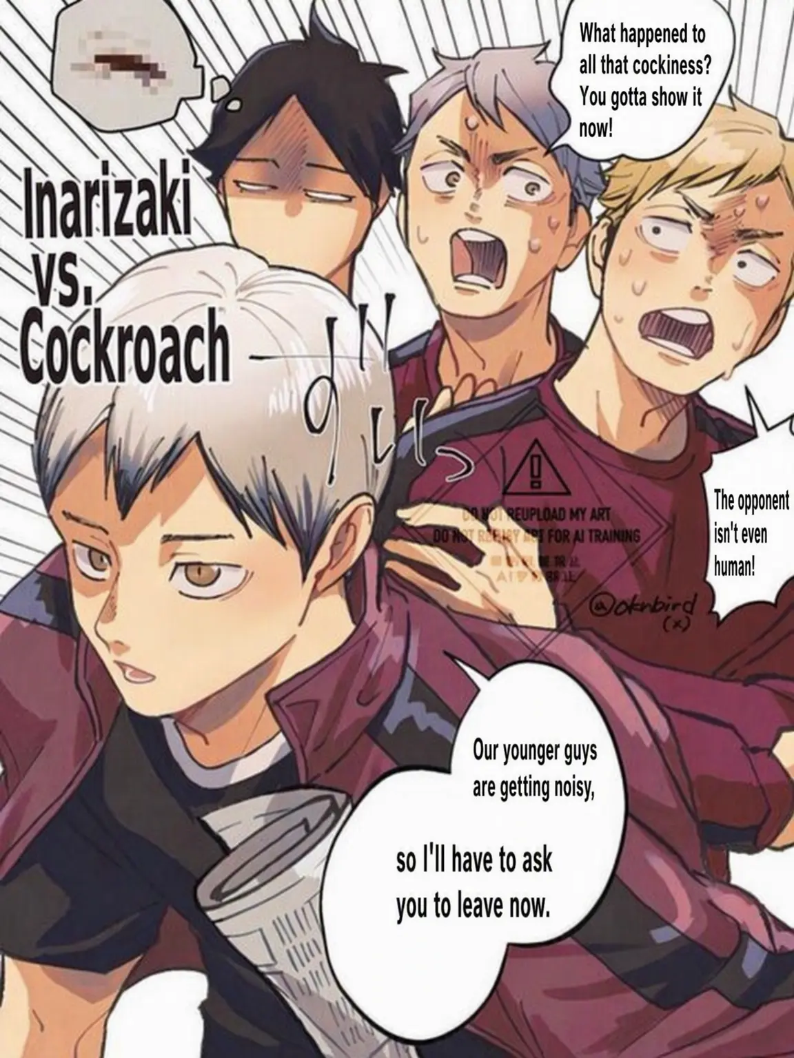 Neko333의 Inarizaki vs. Cockroach