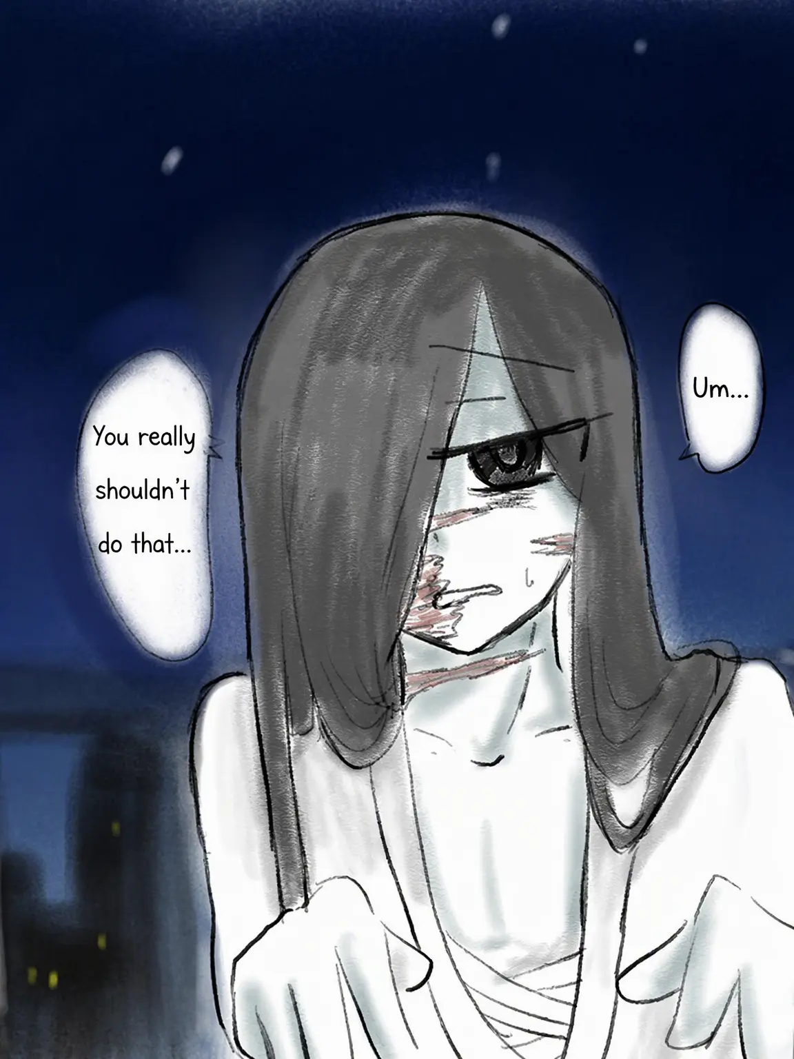Uminaka_kaityu의 The Ghost and the Suicidal You