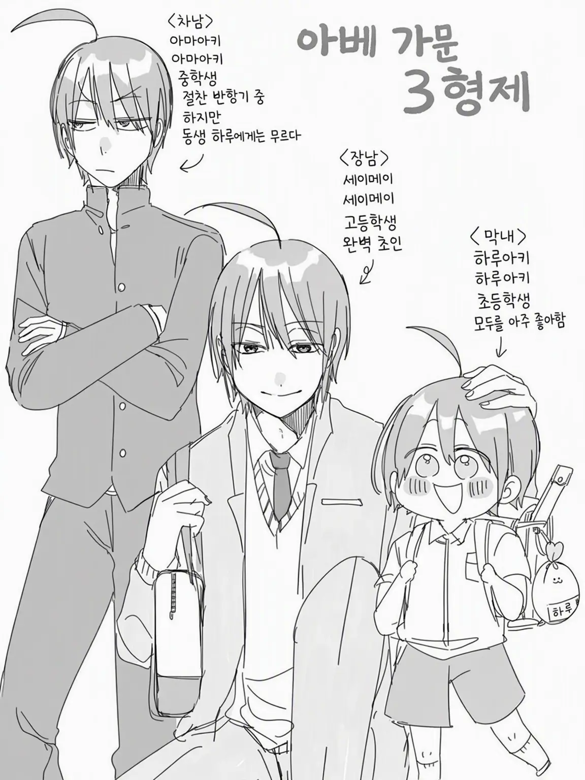 yhj.5-222.ky의 아베가 4남매!?
