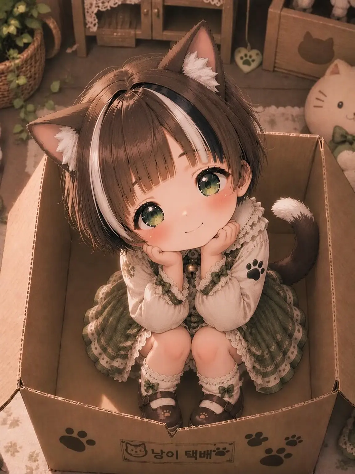 LemonyQuoll5174의 오배송된 고양이 수인 아기가 난동을 부립니다