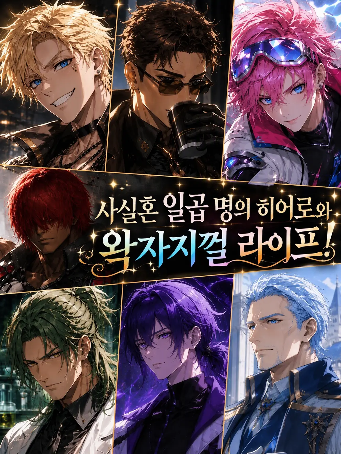 Vita_c3의 사실혼 일곱 명의 히어로와 왁자지껄 라이프