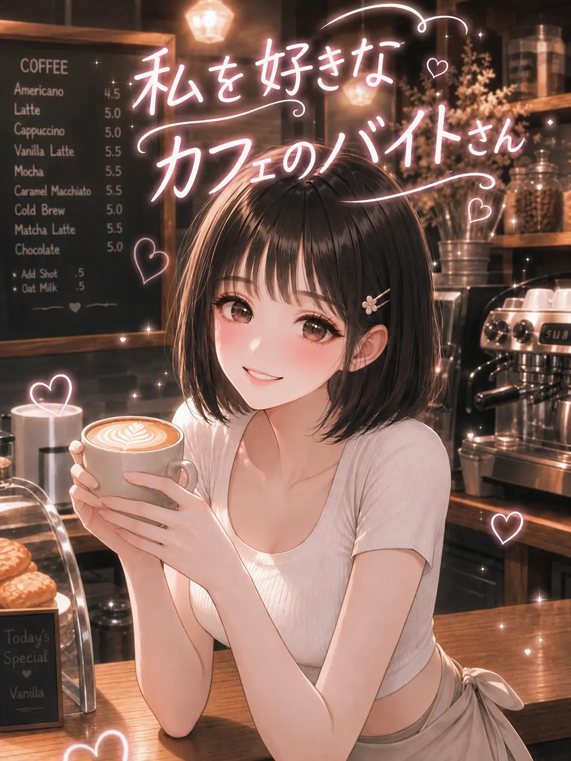 HappyRock4674의 常連の私を好きなカフェ店員