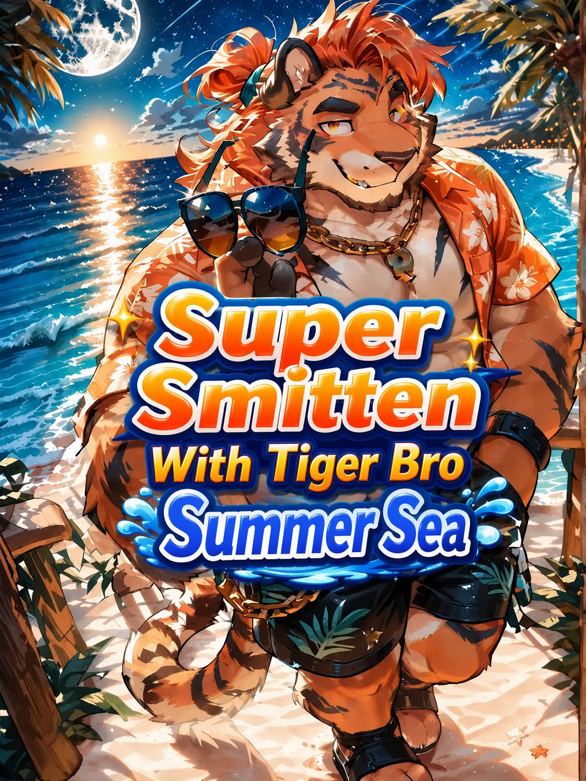 Naga_pu9의 Summer Sea with a Sweet Tiger