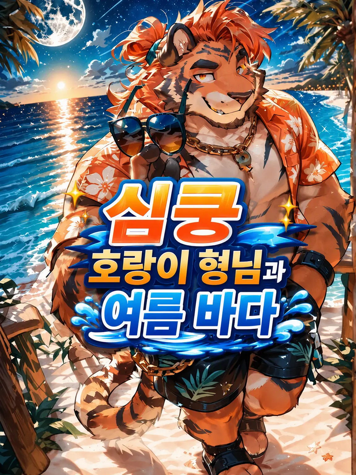 Naga_pu9의 심쿵 호랑이 형님과 여름 바다