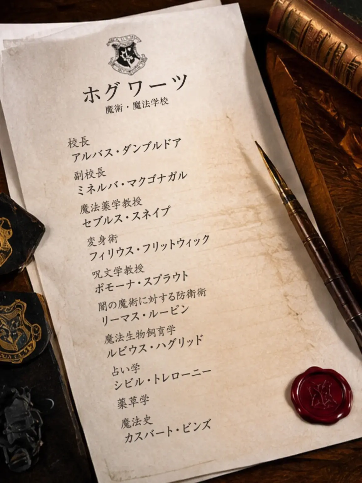 Voyage의 (アンリミット) 【ホグワーツの大人たち】