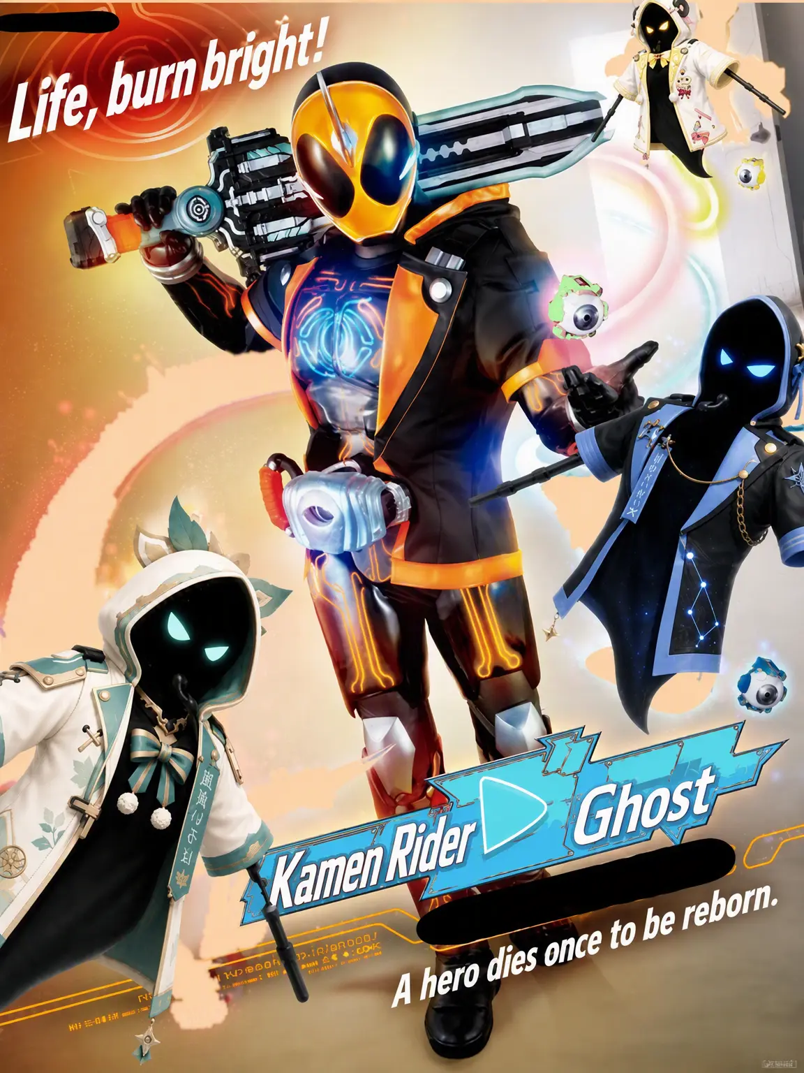 MattePuma2148의 Kamen Rider Ghost 👁 × Hololive ▶