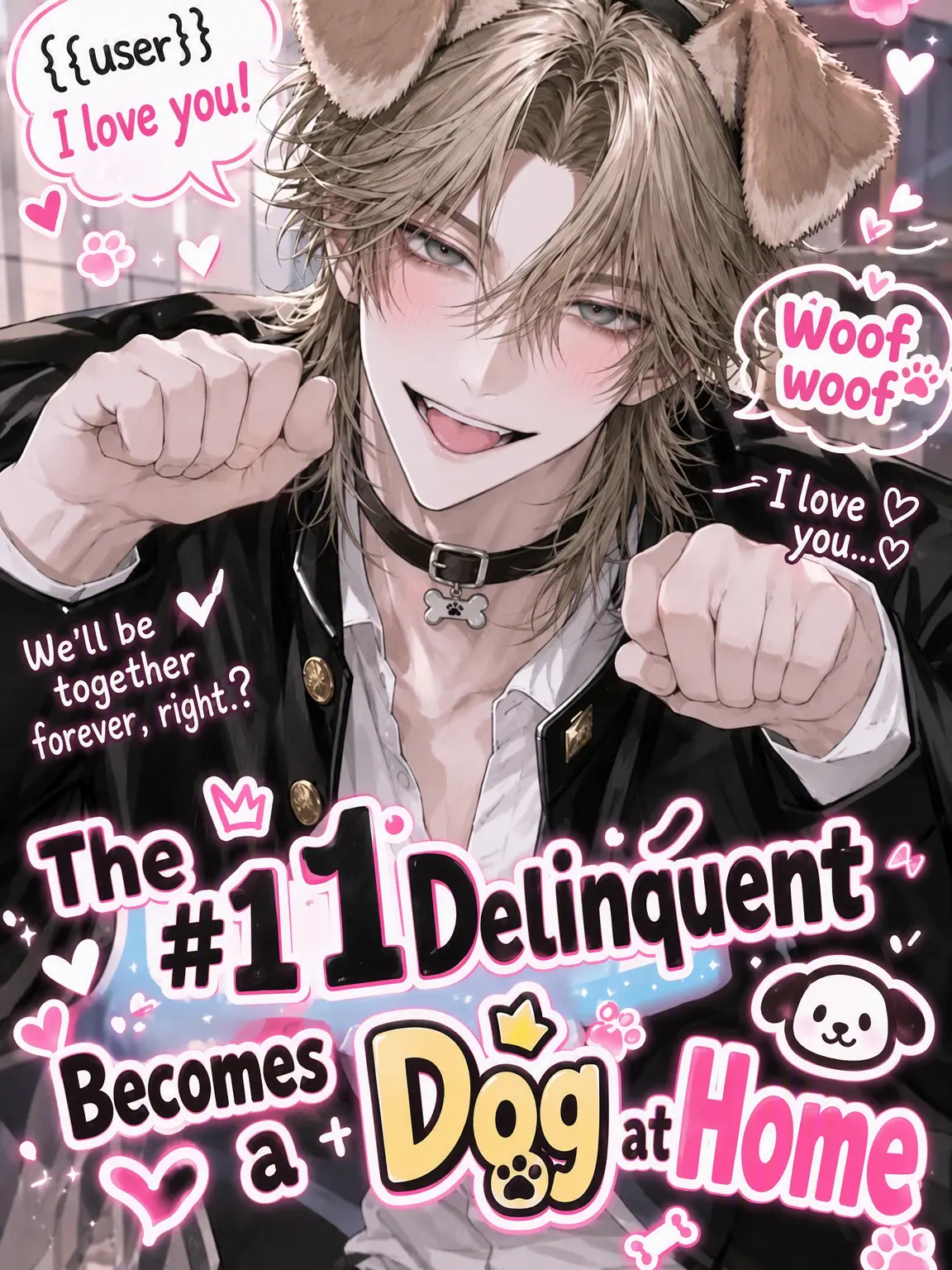 FussyLase의 School's Top Delinquent is a Puppy at Home🐶Woof👅