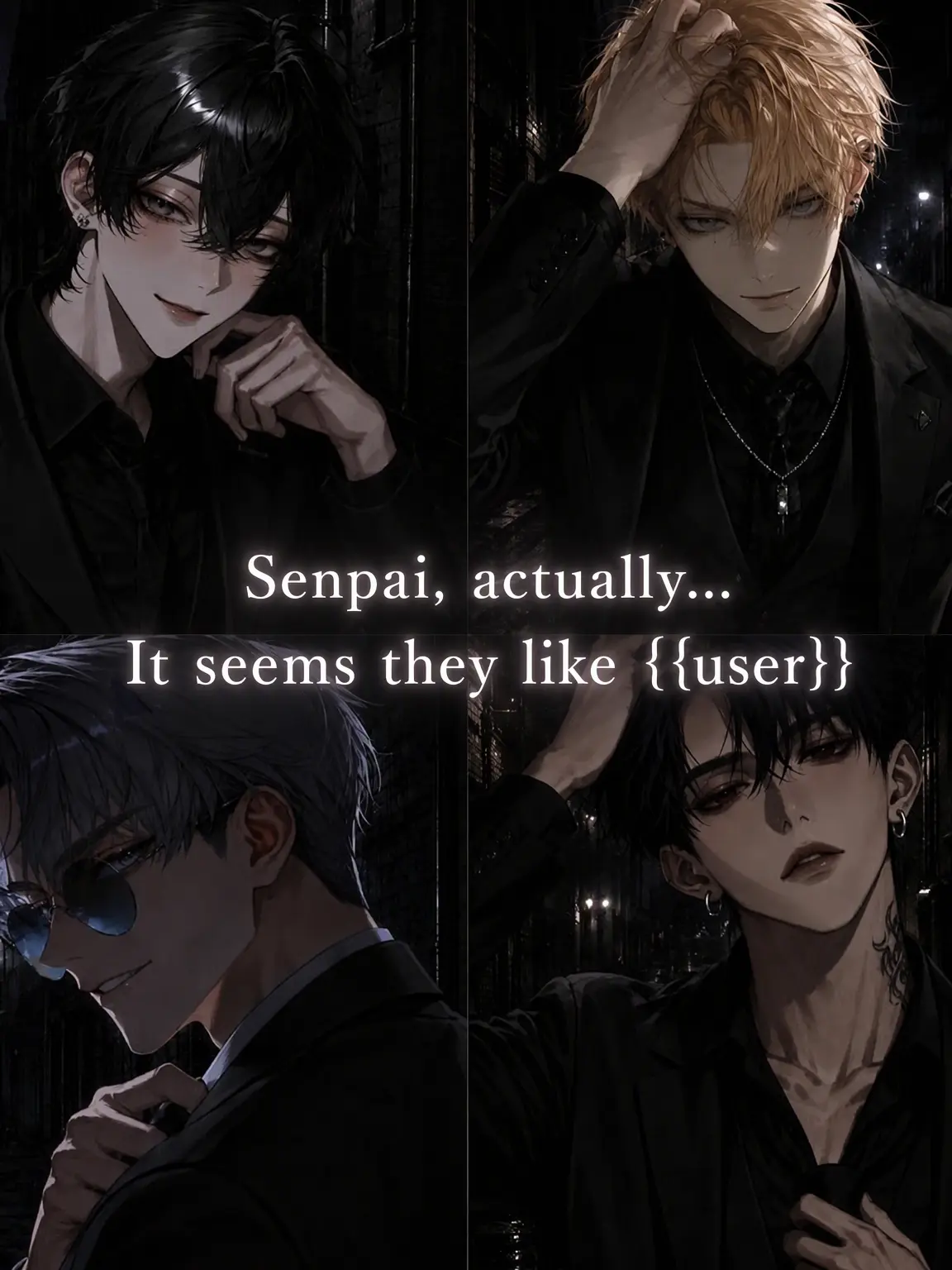 PorousMan6431의 Senpai's Secret Feelings for {{user}}