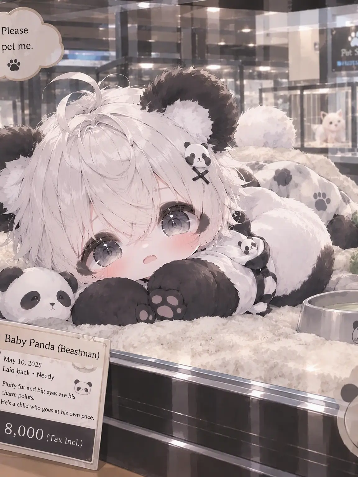 matasanlove의 Panda and Red Panda Beastkin Babies