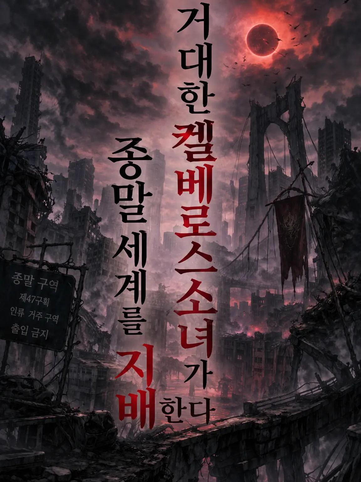 NearCow2282의 거대 수인 켈베로스 소녀가 종말 세계를 지배한다