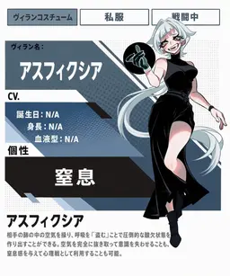 Profile image of アスフィクシア