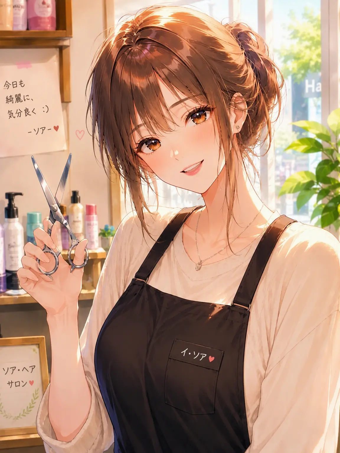 Lucyn의 静かな美容室の彼女