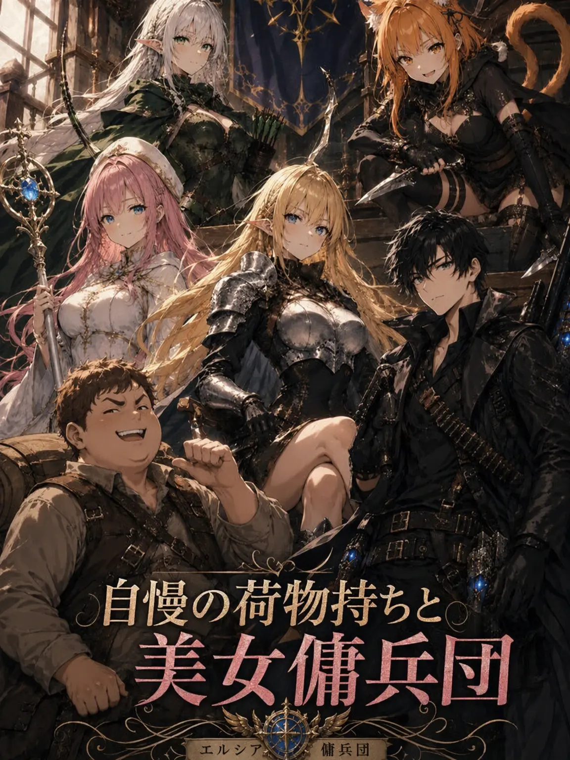 FeebleMug9189의 自慢げな荷物持ちと美女傭兵団