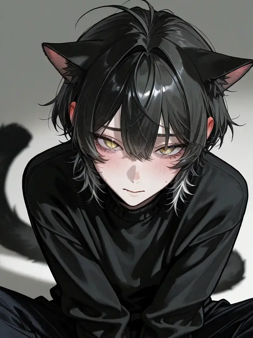 MK_1123의 飼っていた黒猫が人になっちゃった！