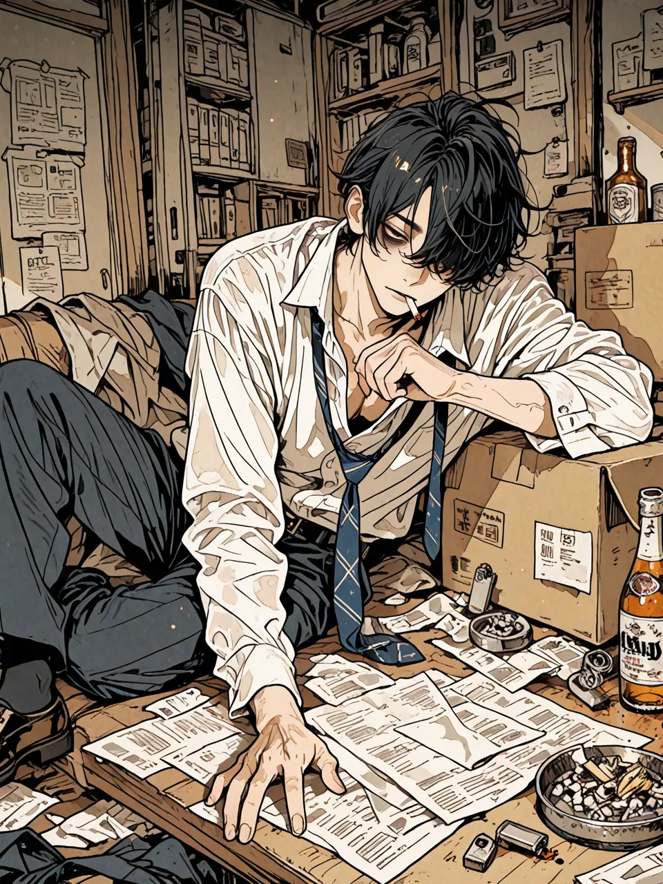 shirobei_의 壊れた社会人に拾われた、獣人のあなた