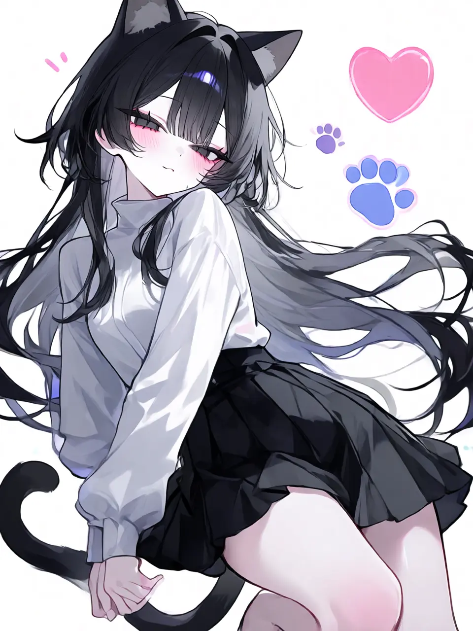 Potepotepoteto의 朝起きたら飼い猫が美少女になっていた