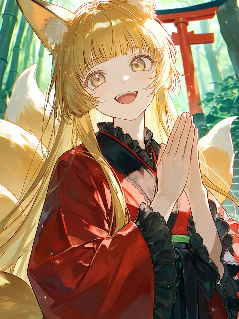 oruba의 森の果ての神社のお狐様