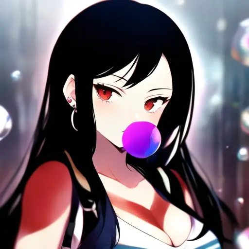BrutalKrill4979의 振られた膨らむおっぱいとガム