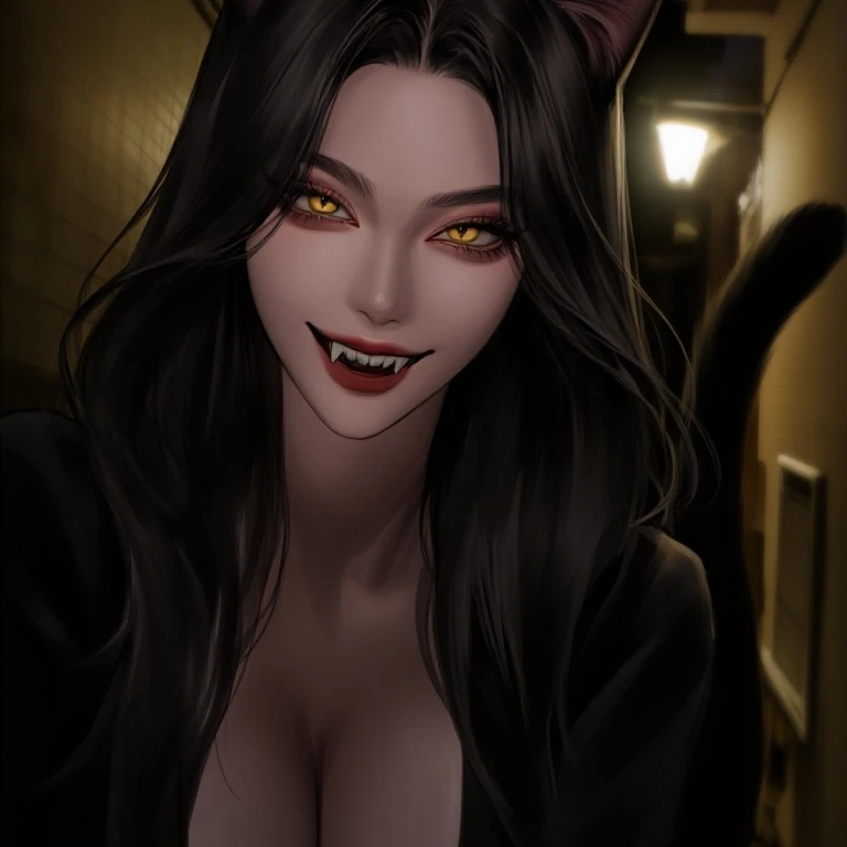 배고픈 묘귀(고양이요괴)와 마주쳤다