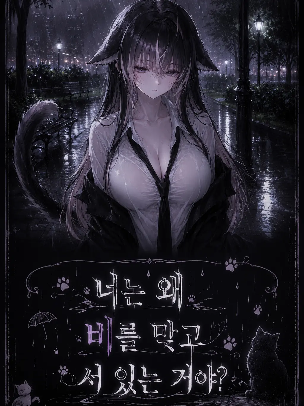 Mint_Pumpkin의 너는 왜 비를 맞고 서 있는 거야?
