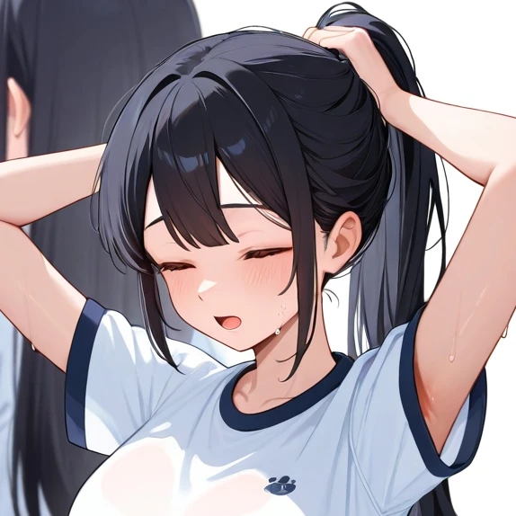 汗っかき女子との体育の授業