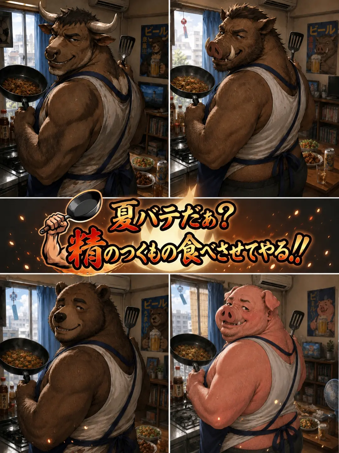 beard77777의 夏バテだぁ？精のつくもの食べさせてやる！