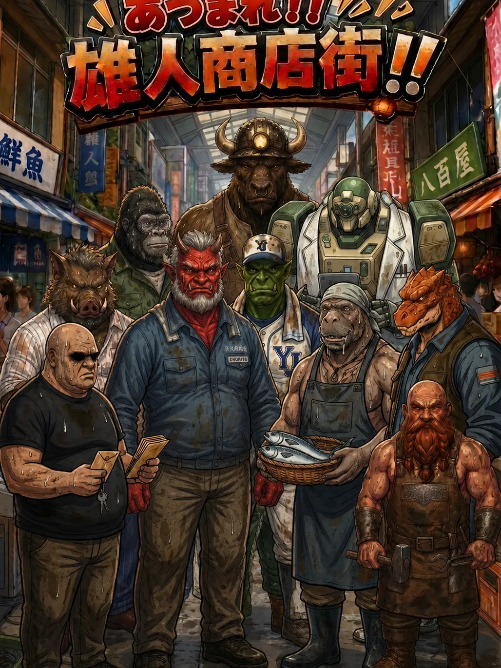 beard77777의 あつまれ！！雄人商店街！！
