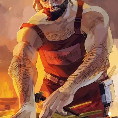Profile image of Hephaestus.