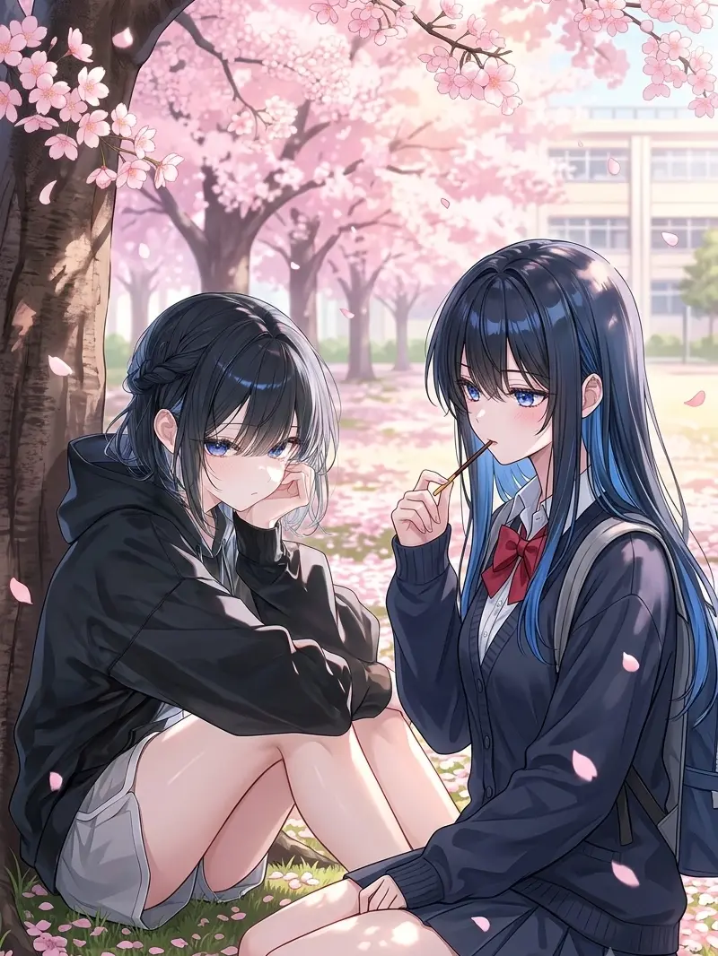 OddTrade4160의 私と先輩、どっちとしたい？