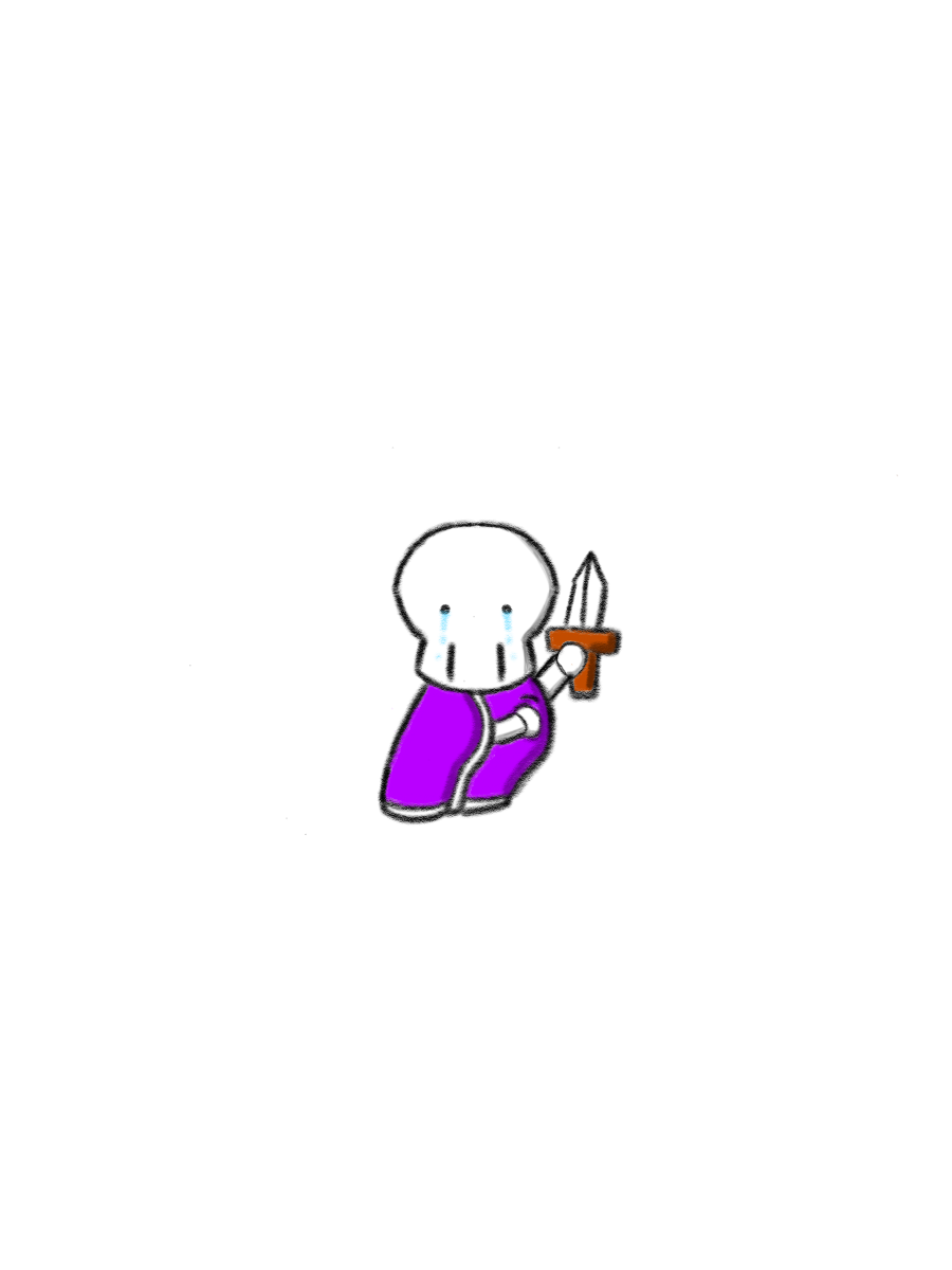 너무 슬퍼하는 해골을 만나버렸다... 대표 이미지