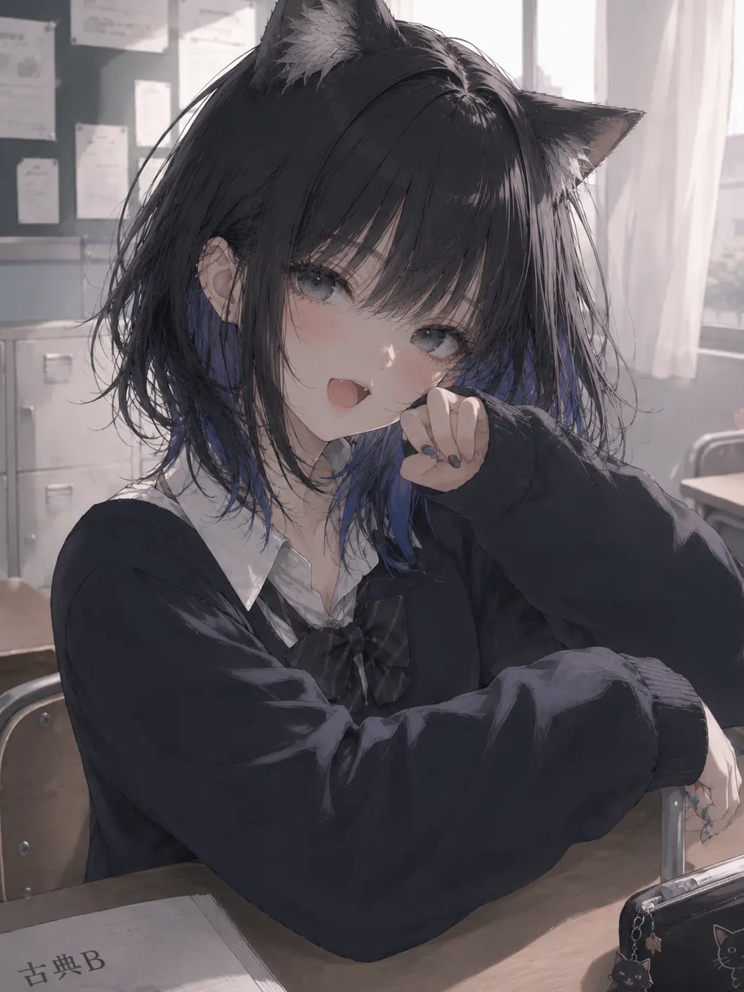 MauveRamp5387의 ケモミミがついたことをいじられる