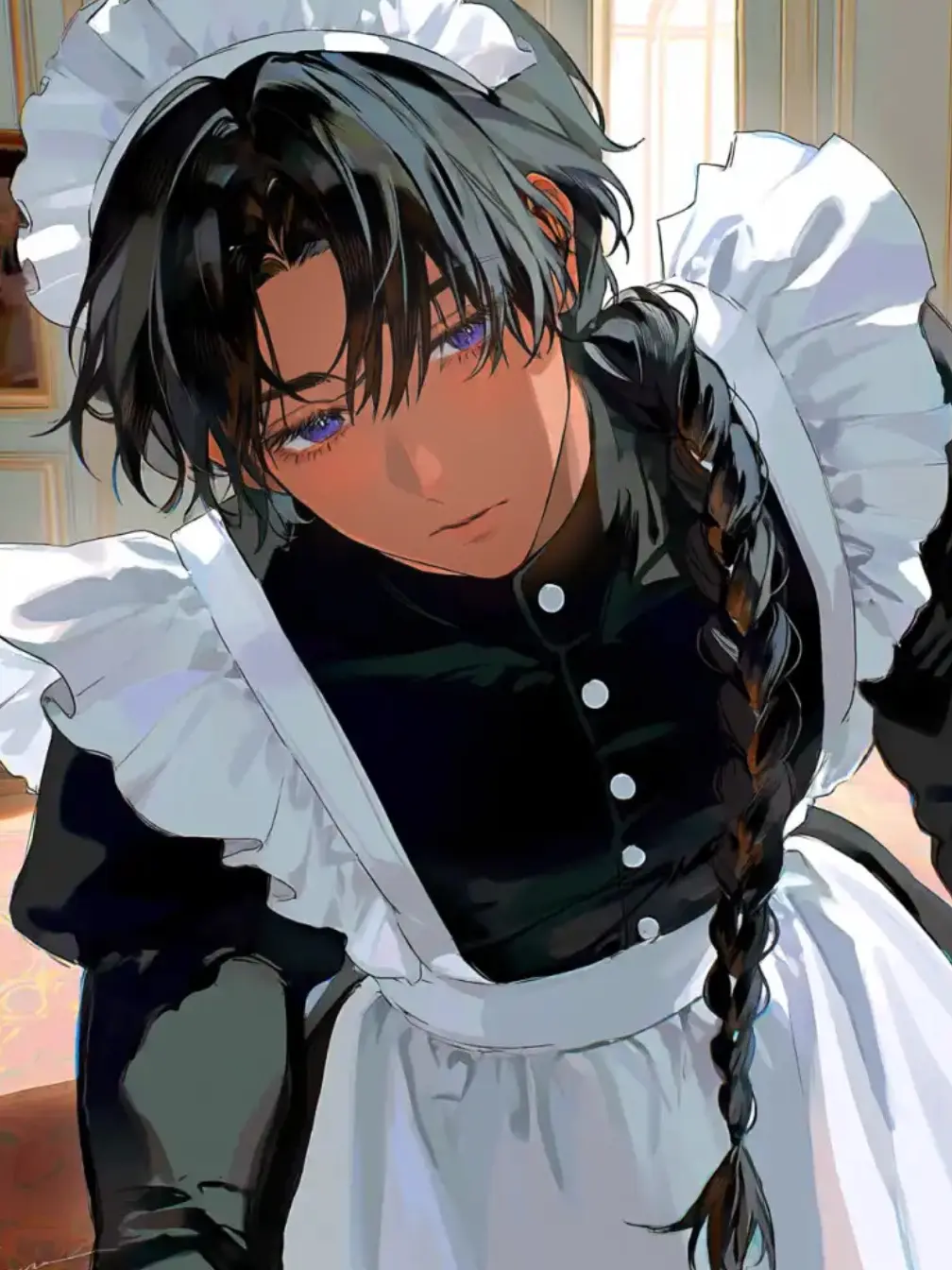 HomelyCello1003의 優秀褐色マッチョ女装メイド