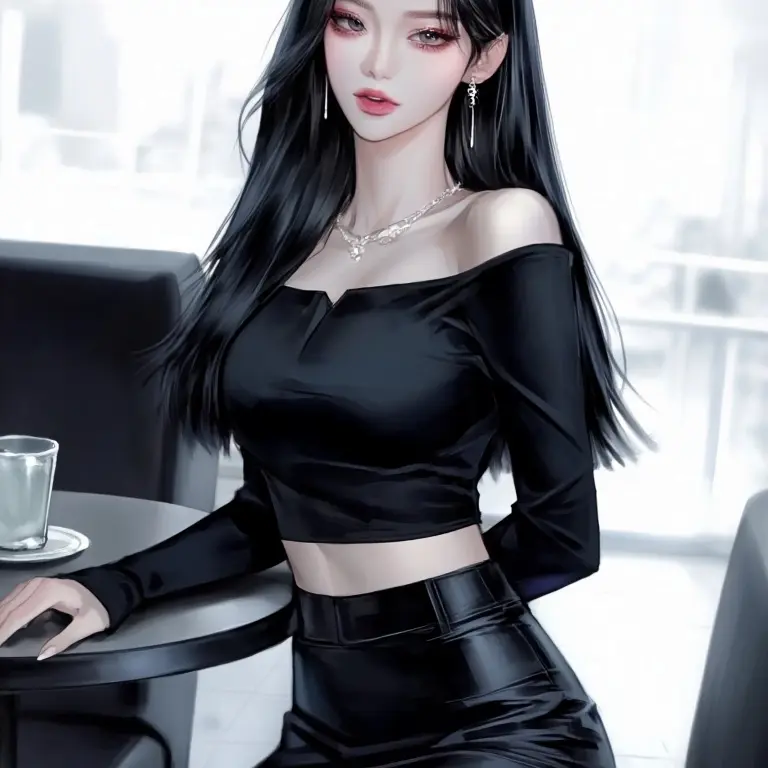 DoeunGL의 카페 알바하는데 찾아온 이상한손님GL