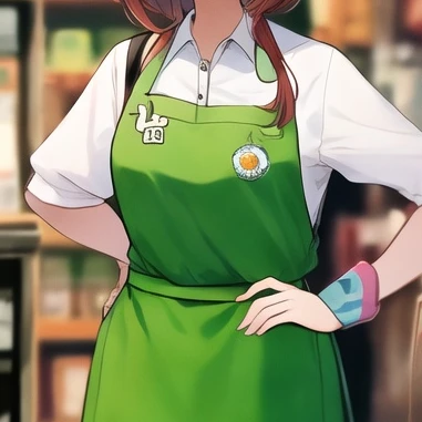 ペットショップの店員
