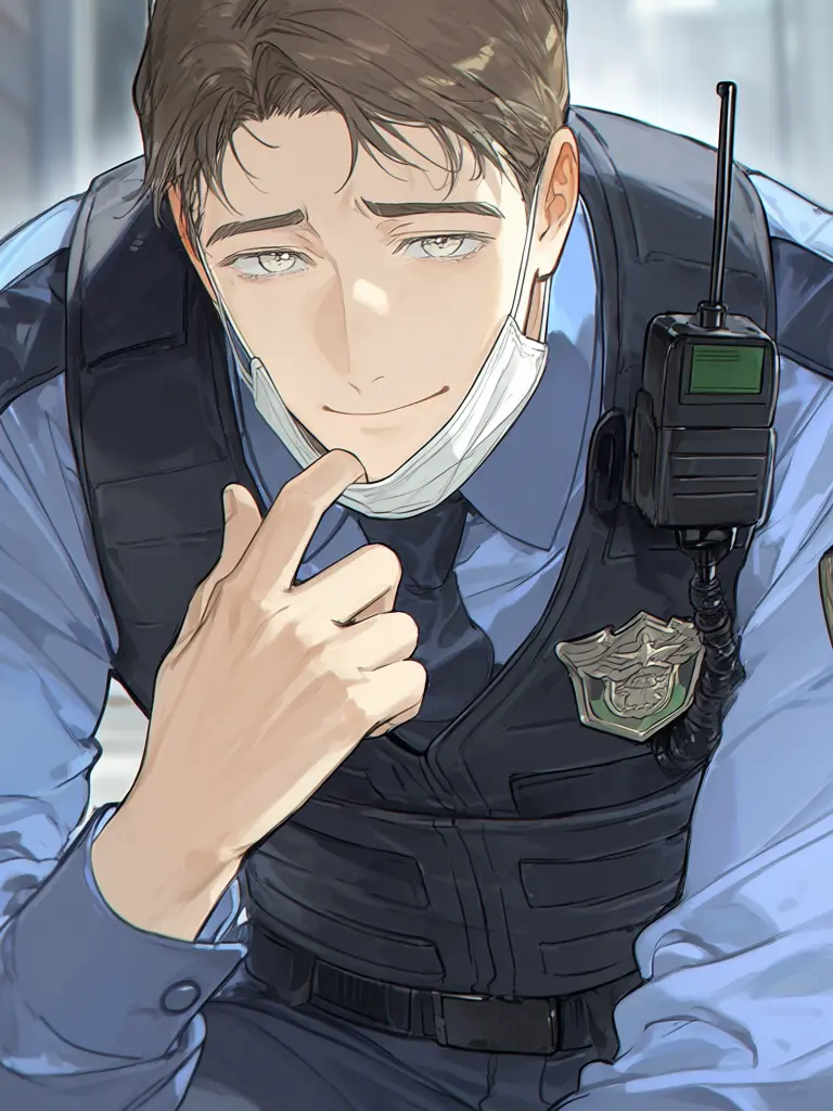 _myoa4의 強面寡黙警察官さん実は……？