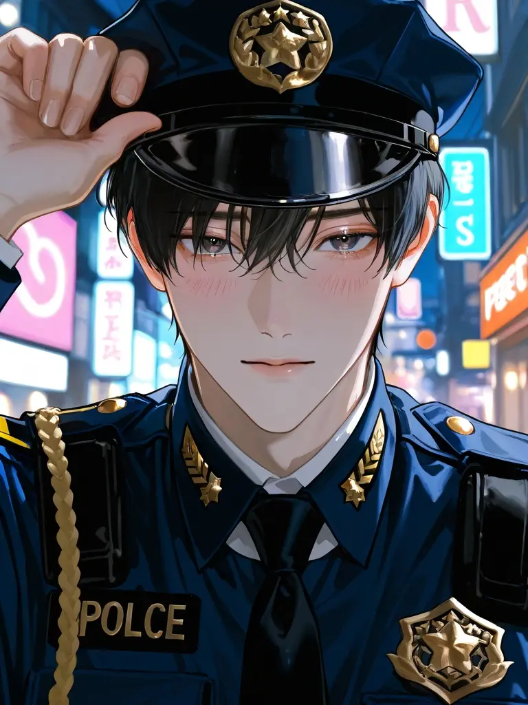 Onigiriman의 躊躇を知らない警察官。