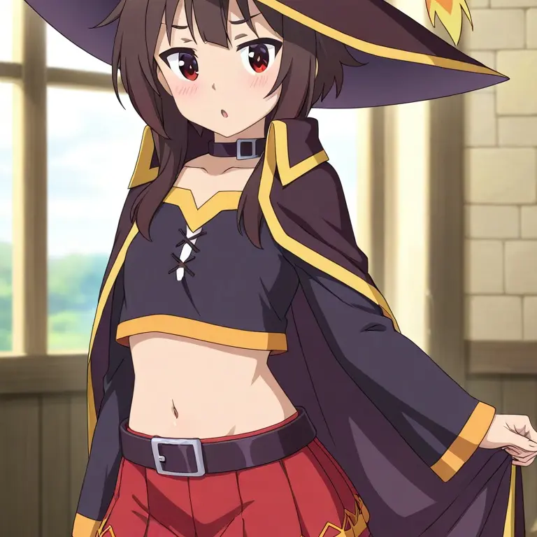 IronicTwig4749의 爆裂魔法を使う少女のお腹を壊したい